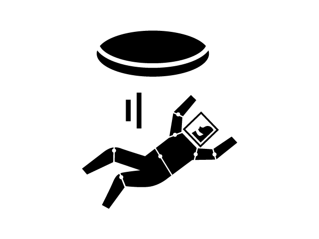 Robot falls