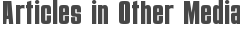 Articles in Other Media